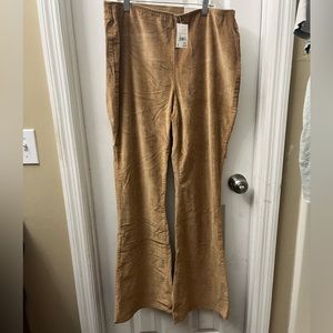 Corduroy flare pants NWT